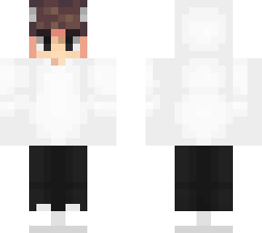 white hoodie boy