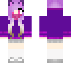 wolf purpul gurl
