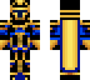 black and blue knight