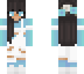 blue girl