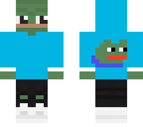 blue pepe with pepe back