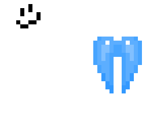 blue wings