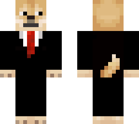 doge in full suit