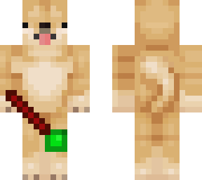 doge with emerald-topped stick