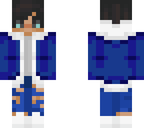full blue kid