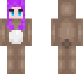 girl in bear onesie