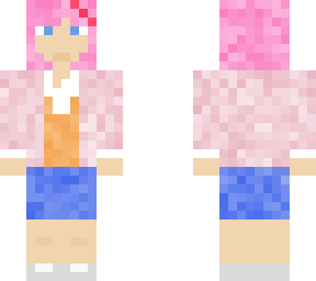 girl pink hair