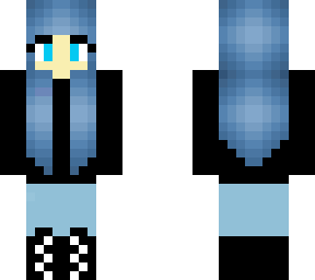 me irl v3 i have blue hair now!!!