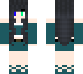 me with cute blue outfit