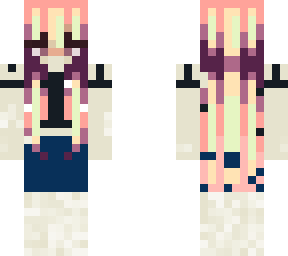pink haired female