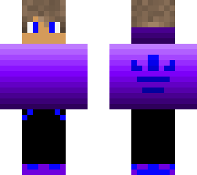 purple/blue gradient adidas boy