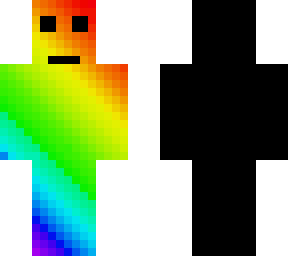 rainbow body man