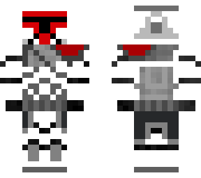 red, grey  arc trooper