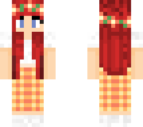 red hair girl retouched