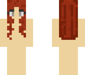 red hair started off- plain body