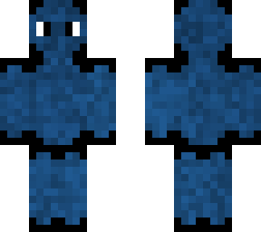 simple blue skin