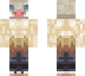 slightly tan inosuke
