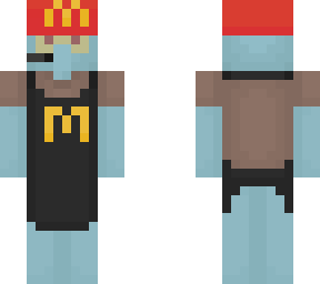 Squidward Mc Donalds Employ Minecraft Skin