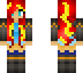 sunset shimmer with yellow resaturated