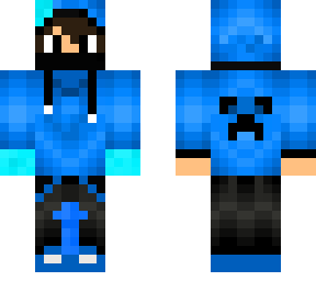 the blue