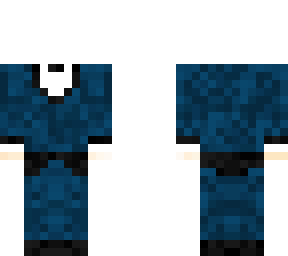 traje formal azul