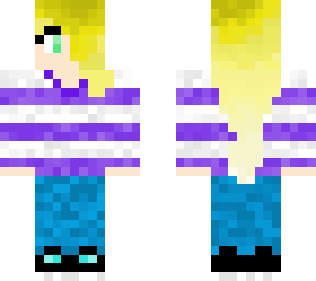 alice (white and purple stripe shirt)