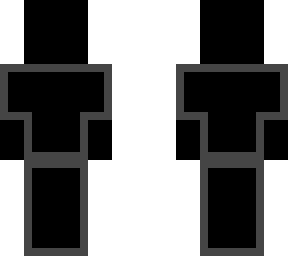 black man with a grey outline for clothes