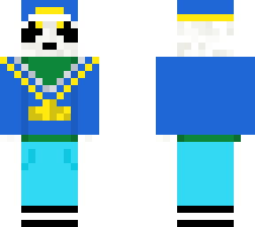 blue bling panda