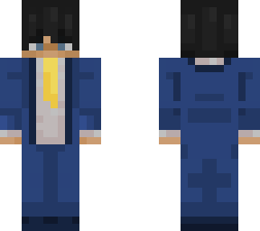 blue suit boy