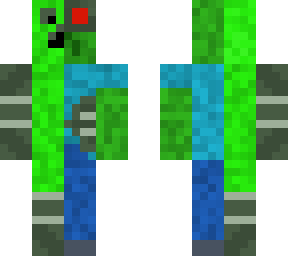 creeper vs zombie ciborg