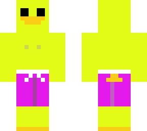 duck with swimtrunks