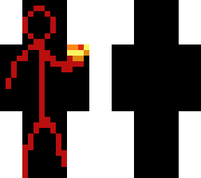 evil red stick man