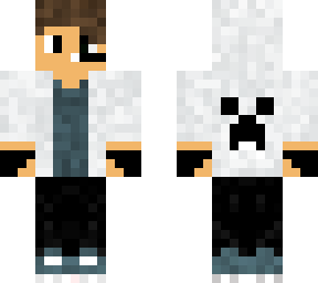 gamer avec veste blanche