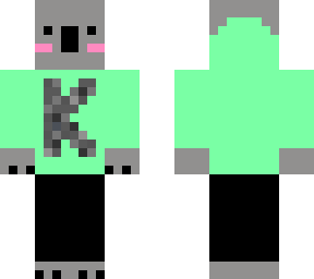 koala with lime hoodie