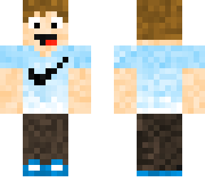 light blue t - shirt guy