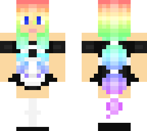 maid (rainbow hair)