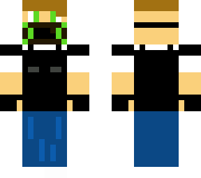 masked boy (green)