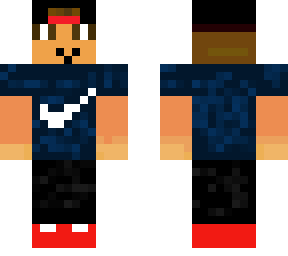 milesgamez blue nike tee