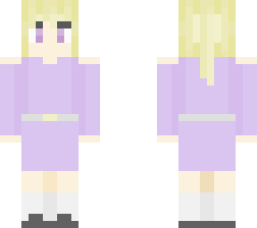 purple dress