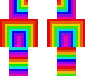 rainbow skin