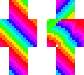 rainbow skin/skin arcoiris