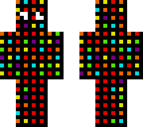rainbow squares (with eyes
