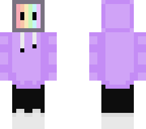 tv head purple hoodie