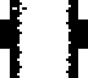 white and black