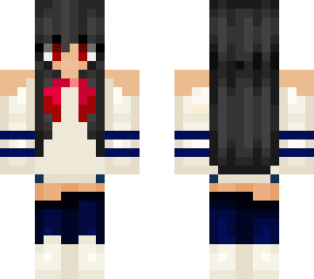 yandere school girl in uniform