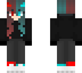 blue and red