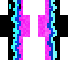 blue fire man