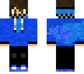 blue man