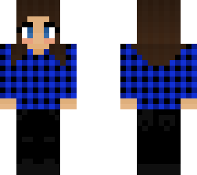blue plaid (long sleeves)