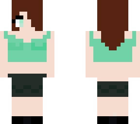 cute minty girl